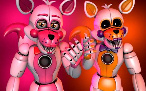 Funtime Foxy And Funtime Lolbit By Ftthienanthefox Фурри арт