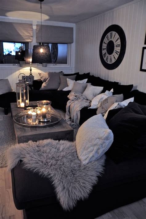 Black White And Silver Living Room Decor Atitudeemude