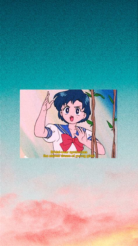 3840x2160px 4k Free Download Mercury Aesthetic Aesthetic Anime Grain Sailor Mercury