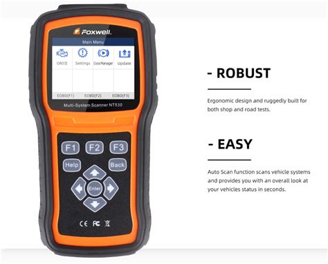 Foxwell Nt530 Pro Ford Mustang Obd1 Obd2 Multi System Scan Tool