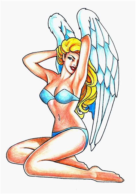 Angel Pinup By Kirkntrish On DeviantArt