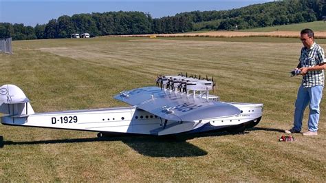 Dornier Do X Flying Boat Gigantic Rc Model Aircraft Presentation Rc