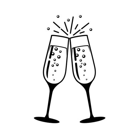 Champagne Glass Illustrations Royalty Free Vector Graphics And Clip Art