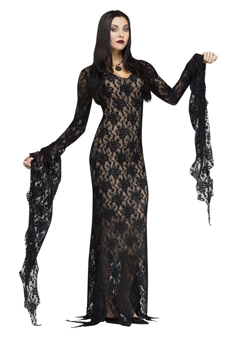 lace miss darkness adult costume