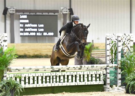 Honor And Ashleen Lee Best A Field Of Twenty Eight To Win The USHJA National Hunter Derby