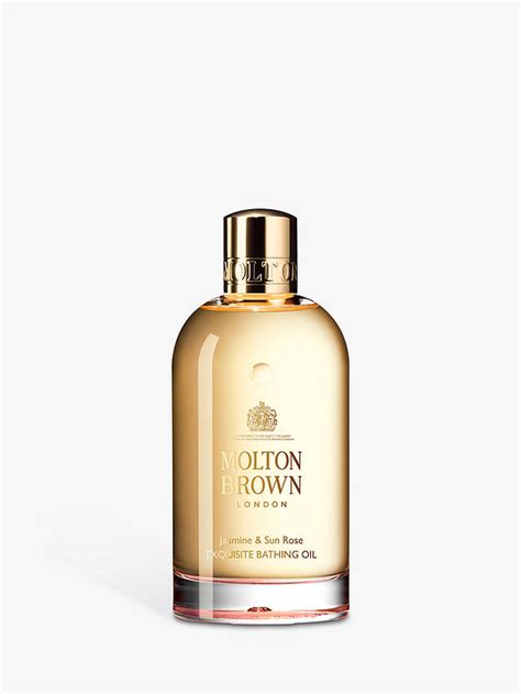 Molton Brown Jasmine And Sun Rose Exquisite Bathing Oil 200ml At John Lewis And Partners