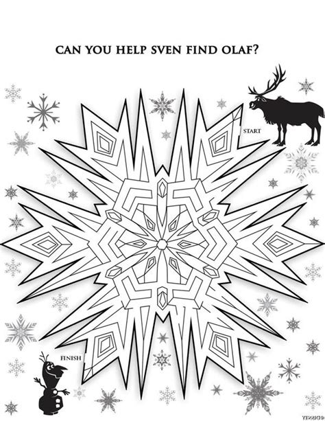 On this page, you'll find a huge range of printable snowflakes, including blank templates you our snowflake templates and coloring sheets are great for home craft activities with your kids. Snowflakes Maze Coloring Page - NetArt