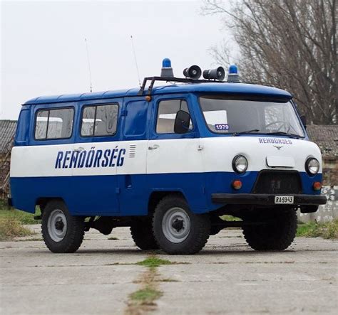 Uaz 452 Rendőrség Hungarian Peoples Republic Police Cars Old