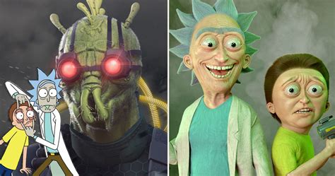 10 Unsettling Fan Art Images Of Realistic Rick And Morty Characters