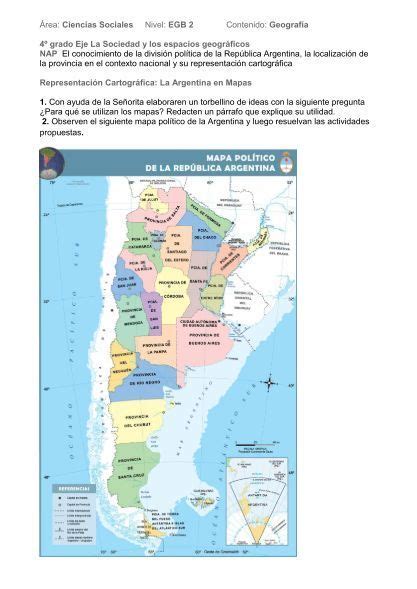 Secuencia Didactica Para 4to Grado La Argentina Tramixsakai Ulp