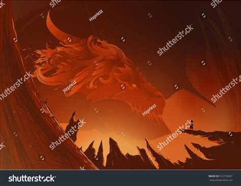 Dragon Cave Stock Vector Royalty Free 512759281