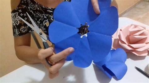 Como Fazer Flor Gigante De Papel Color Set Últimas Flores 248
