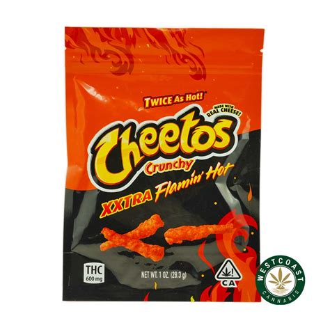 Cheetos Crunchy Flamin Hot 600mg Thc West Coast Cannabis