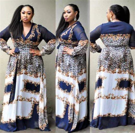 2018 Autumn New Fashion Sexy Style African Women Plus Size Long Dress Xl Xxl In Africa Clothing