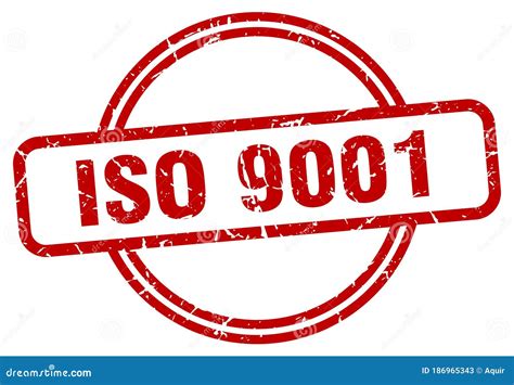 Iso 9001 Stamp Vector Iso 9001 Badge Icon Certified Badge Logo
