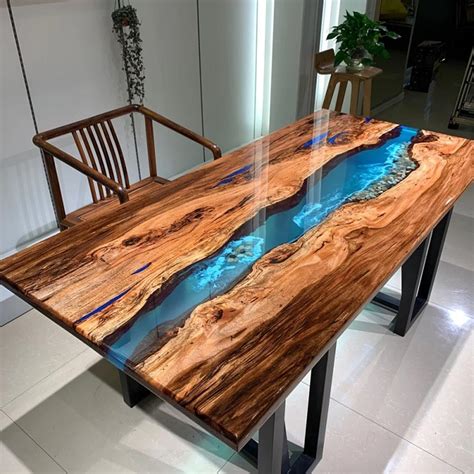 Dining Room Furniture Home And Living Epoxy Din Table Epoxy Coffee Table