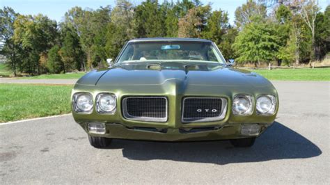 Seller Of Classic Cars 1970 Pontiac Gto Verdoro Greensandal Wood