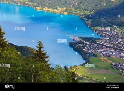Lake Brienz From The View Point Of Harder Kulm Interlaken Switzerland