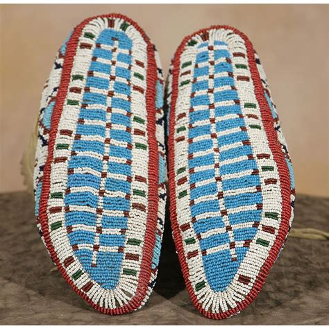 Sioux Ceremonial Moccasins 19th Century