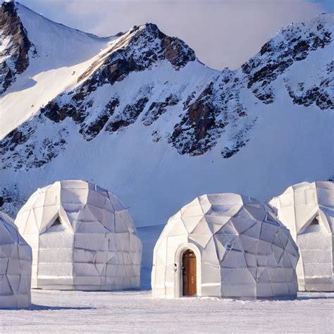 Stabilityaistable Diffusion · Giant Elegant Fancy Antarctic Igloos In