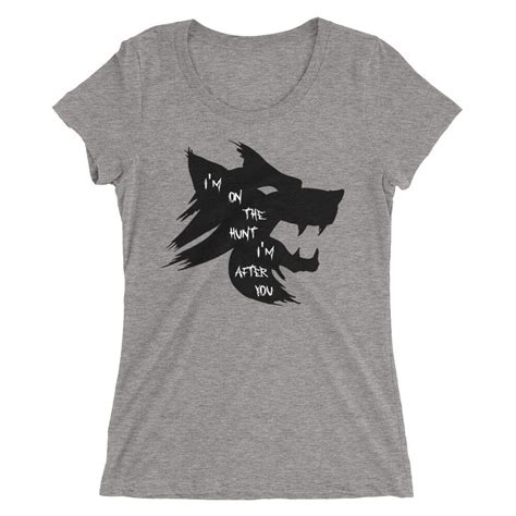 Hungry Like The Wolf Ladies Tri Blend Tee Etsy