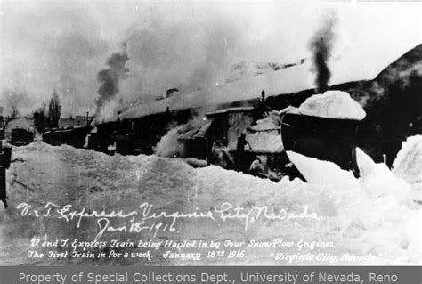 Snow Train Photo Details The Western Nevada Historic Photo Collection