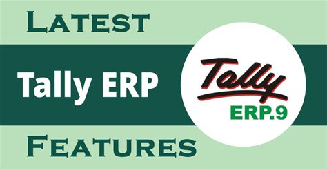 All New Features Of Tally Erp 9