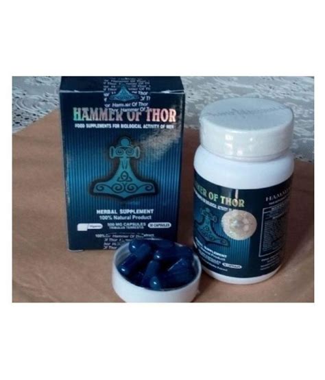 These pills can also be used with other medicines. Hammer Of Thor ( Malaysia ) Capsule 30 gm for Male: Buy ...