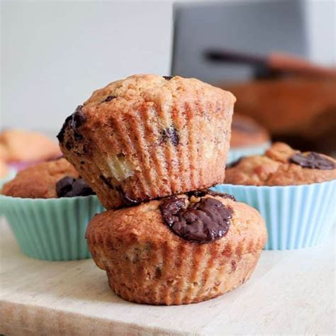 Vegan Chocolate Chip Banana Muffins By The Forkful