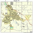 Snyder Texas Street Map 4868624