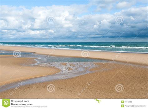 Omaha Beach Normandy France Stock Image Image Of