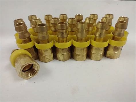 2880609c 38 Fjic Swivel To 38 Hose Barb Brass Hose Fittings Lot Of 20 Irontime Sales Inc