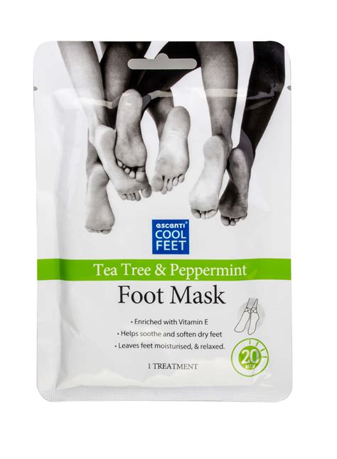 Escenti Cool Feet Foot Mask Sock Feet Treatment Mask Cracked Heel Peel Ebay