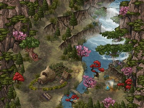 Druids Grove Prime Material Inkarnate Create Fantasy Maps Online