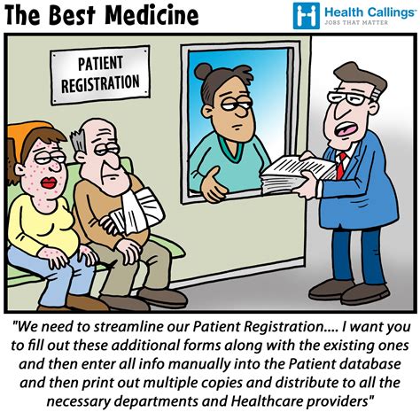 The Best Medicine Streamlining Health Insurance Humor Workplace