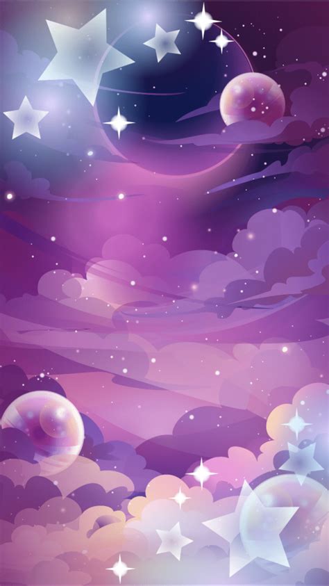Iphone Kawaii Cute Purple Wallpaper Derfilms