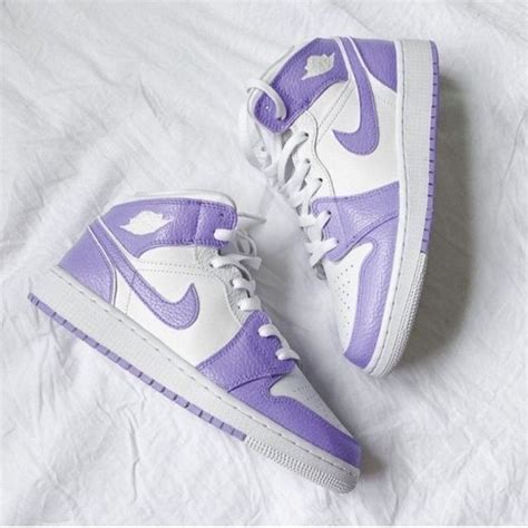 Lilac Jordans In 2021 Jordan 1 Purple Air Jordans Women Air Jordans