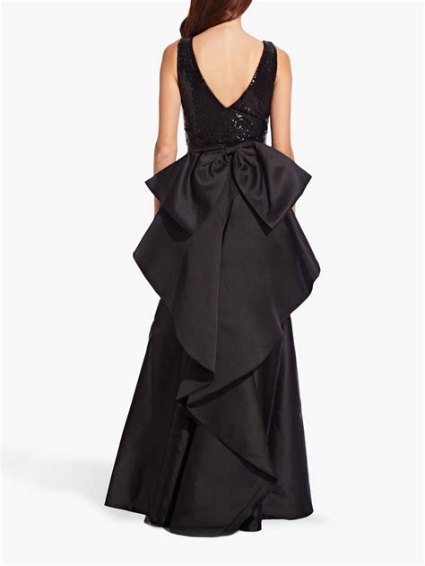 Adrianna Papell Sequin Mikado Dress, Black | Dress shapes, Dresses, Adrianna papell