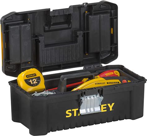 Stanley Stst1 75515 Essential 125″ Toolbox With Organiser Top Metal
