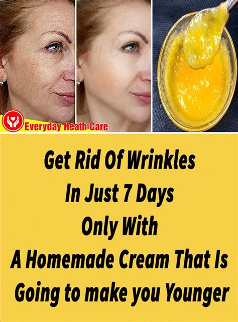 Get Rid Of Wrinkles In Just 7 Days Only With A Homemade Cream That Is