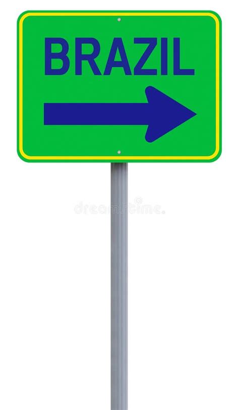 This Way To Brazil Stock Image Image Of Direction America 33505785