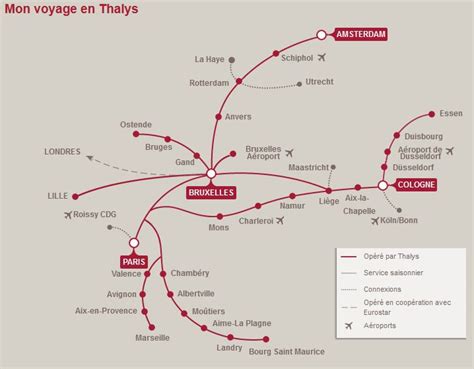 Thalys Routes6 • Billetsdetrainbe