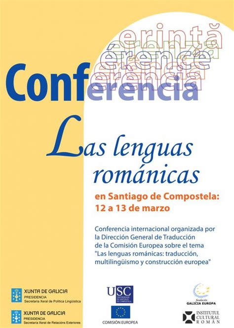 Conferencia “lenguas Románicas Traducción Multilingüismo