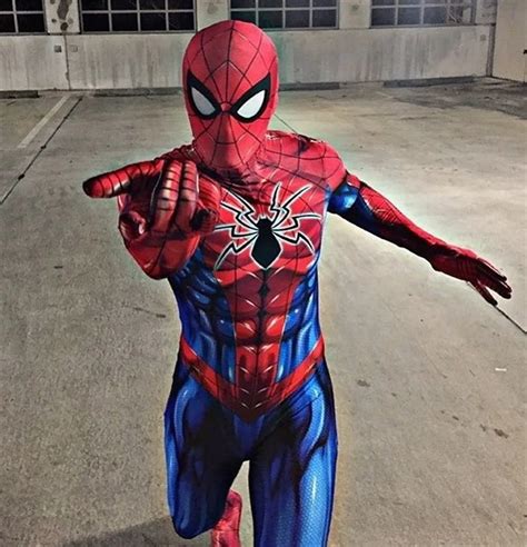 new spiderman costume 3d printed adult lycra spandex spider man costume for halloween mascot