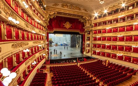 La Scala Theatre Milan Italy Editorial Stock Photo Image Of Ballet
