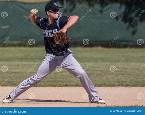 Second Baseman Editorial Photo Image Of American Blue 73713601