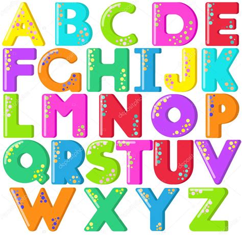 Buchstaben Für Alphabet Vektorschrift Illustration Vektorgrafik