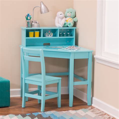 They may include storage or cubbies for coloring books, crayons. Classic Playtime Juvenile Corner Desk and Reversible Hutch ...