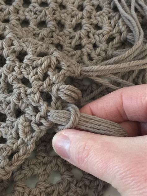 How To Add Fringe To Your Crochet Project Ambassador Crochet