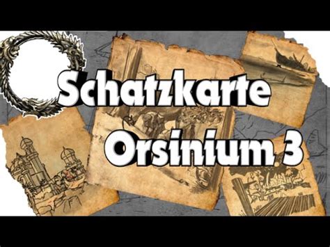 The Elder Scrolls Online Orsinium Schatzkarte Treasure Map Youtube